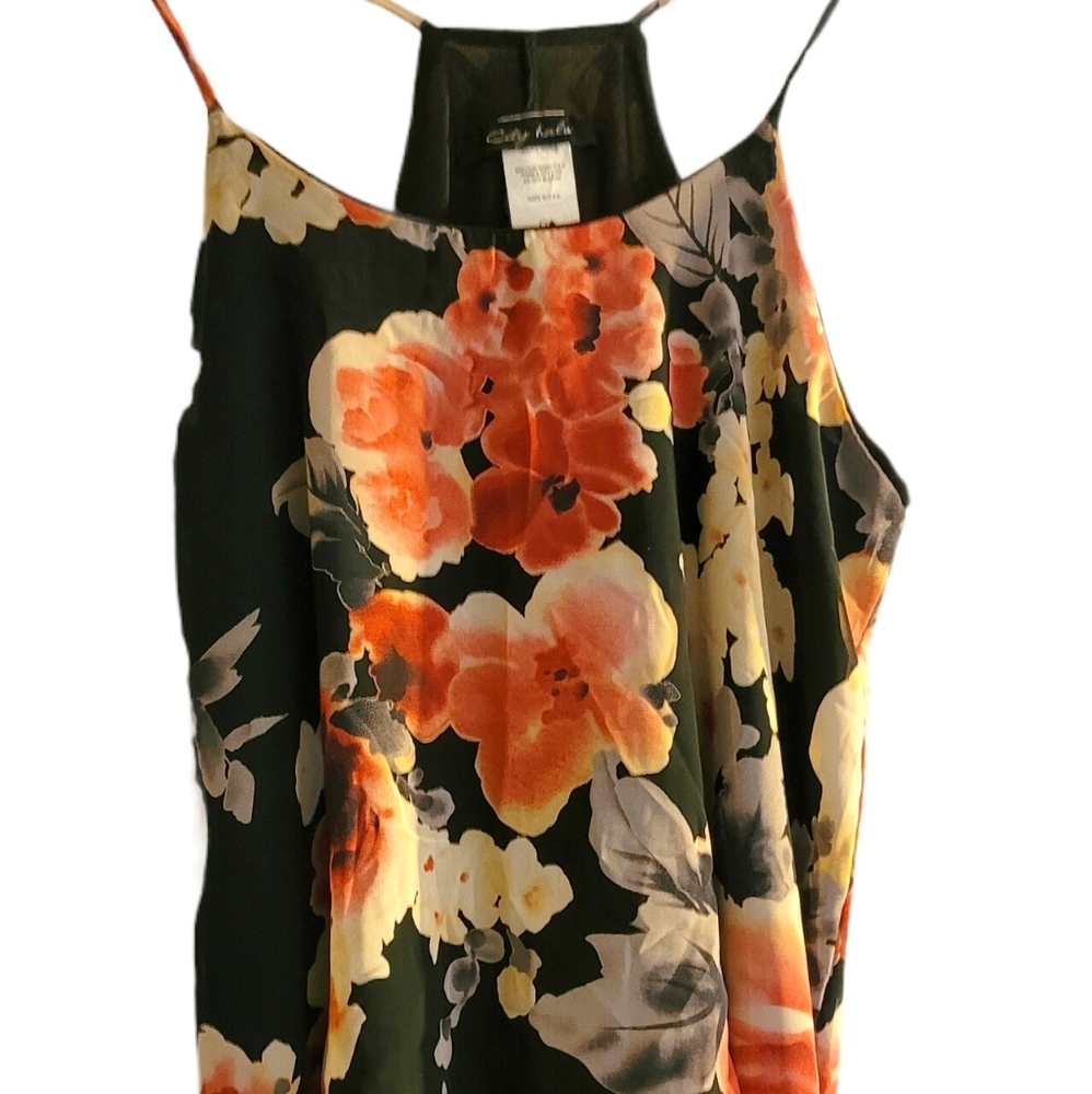 Floral Black Blouse by City Hale